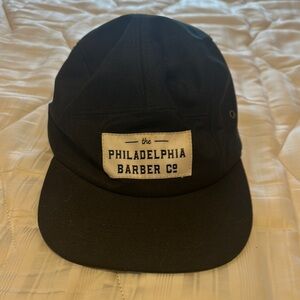 The Philadelphia Barber Co Black Snapback Hat